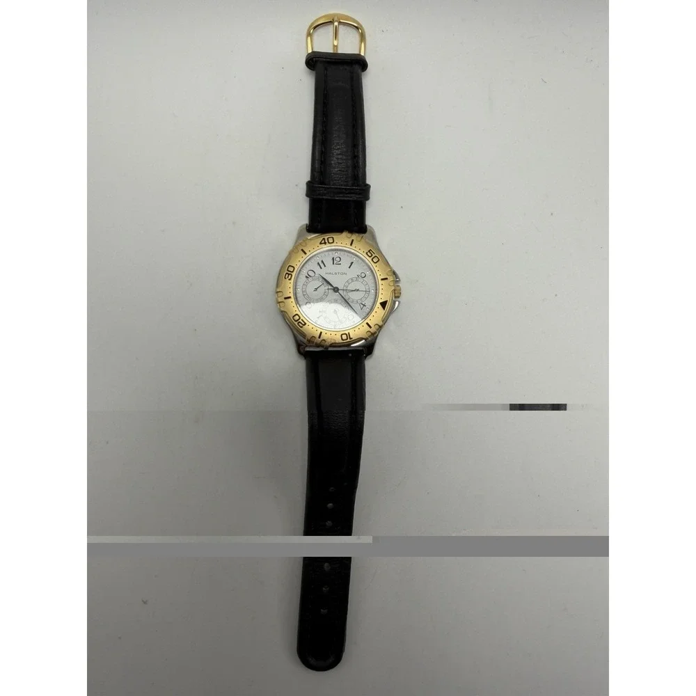Halston 001-6P29 New Battery Mens Watch 41MM 8